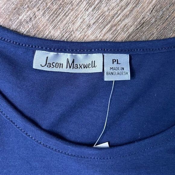 🎄5/$25🎄Jason Maxwell Christmas Top-Size Petite Large - Picture 5 of 7